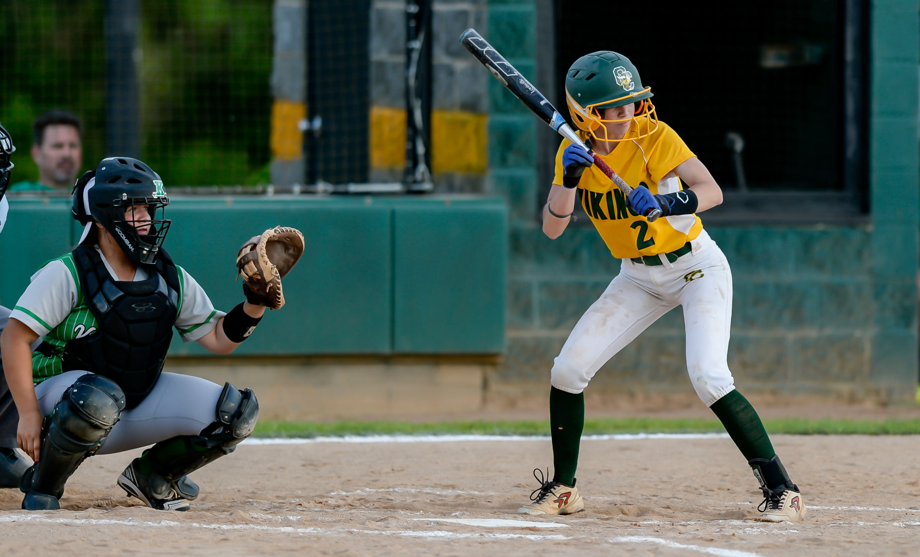 Friday night softball action